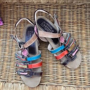 Size 38 (7.5) Colorful L’artiste Sandals